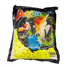 Areia Colorida Lisa Amarelo Neon